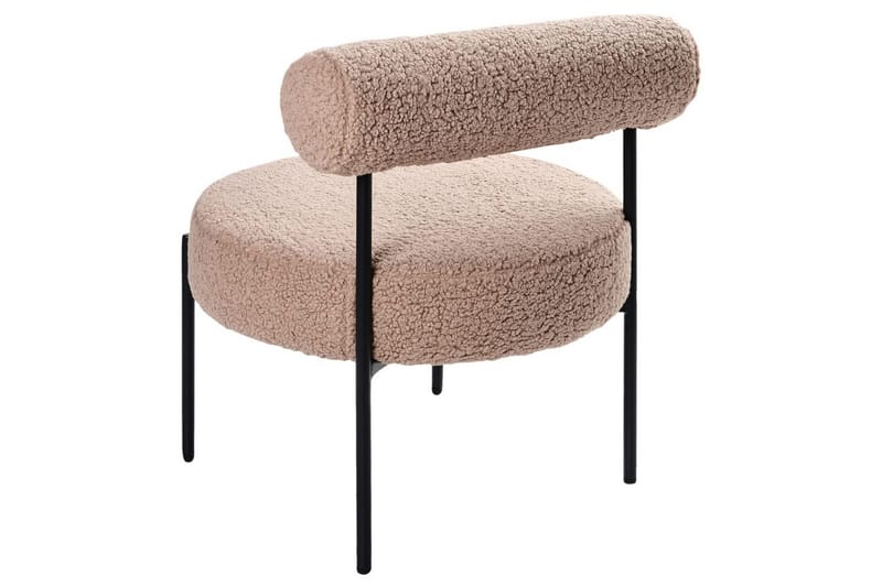 Lenestol Alpha Beige/svart - Beige/svart - Møbler - Stoler & lenestoler - Lenestoler - Lenestoler uten armlene