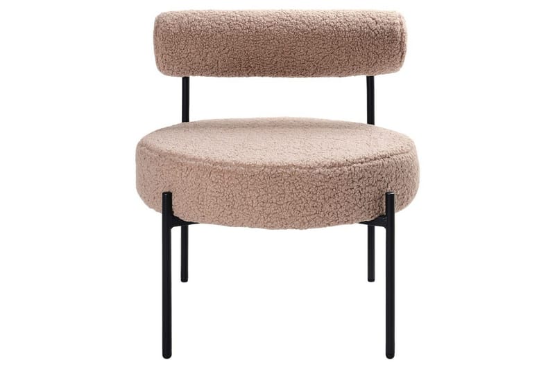 Lenestol Alpha Beige/svart - Beige/svart - Møbler - Stoler & lenestoler - Lenestoler - Lenestoler uten armlene