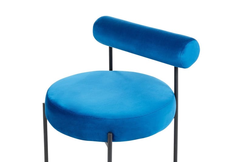 Lenestol Alpha - Blå, Svart - Møbler - Stoler & lenestoler - Lenestoler - Lenestoler uten armlene