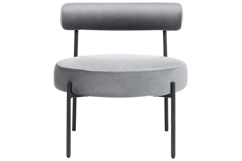 Lenestol Alpha - Grå, svart - Møbler - Stoler & lenestoler - Lenestoler - Lenestoler uten armlene