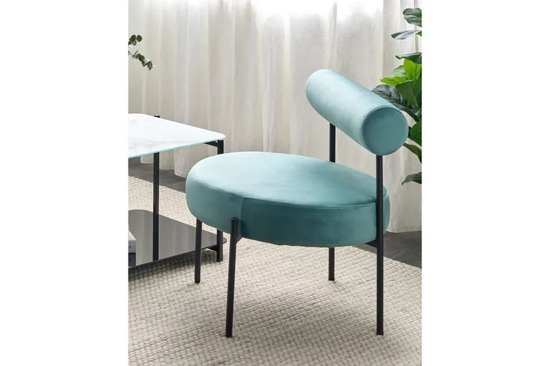 Lenestol Alpha - Grønn, svart, Grønn, Svart - Møbler - Stoler & lenestoler - Lenestoler - Lenestoler uten armlene