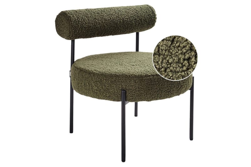 Lenestol Alpha Grønn/svart - Grønn/svart - Møbler - Stoler & lenestoler - Lenestoler - Lenestoler uten armlene