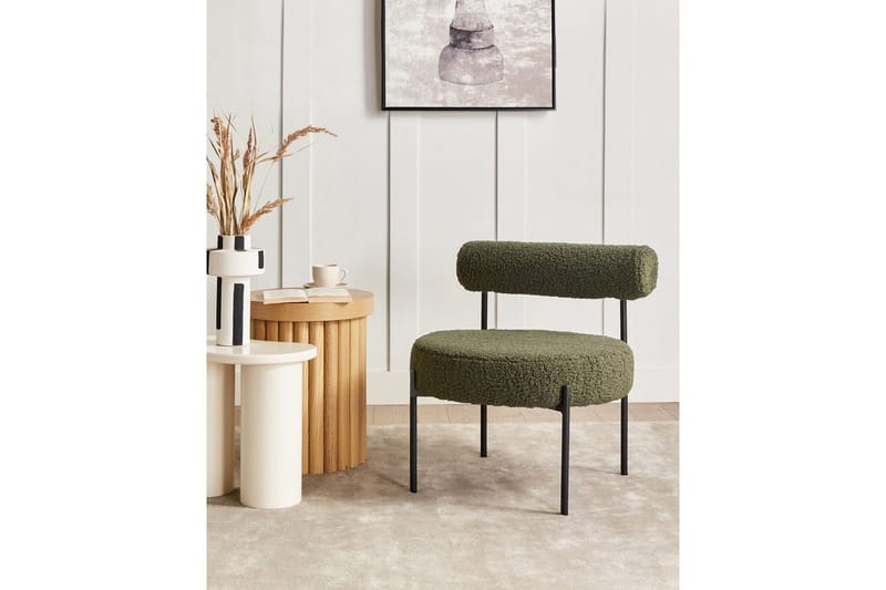Lenestol Alpha Grønn/svart - Grønn/svart - Møbler - Stoler & lenestoler - Lenestoler - Lenestoler uten armlene