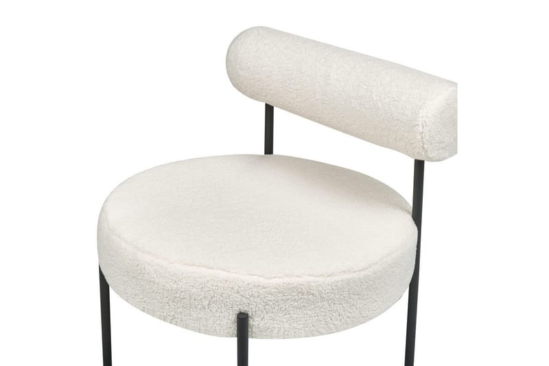 Lenestol Alpha - Hvit, Svart - Møbler - Stoler & lenestoler - Lenestoler - Lenestoler uten armlene