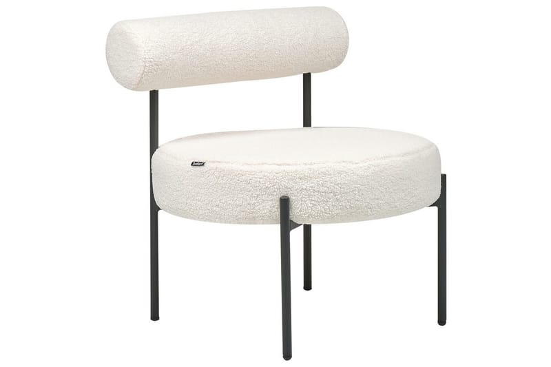 Lenestol Alpha - Hvit, Svart - Møbler - Stoler & lenestoler - Lenestoler - Lenestoler uten armlene