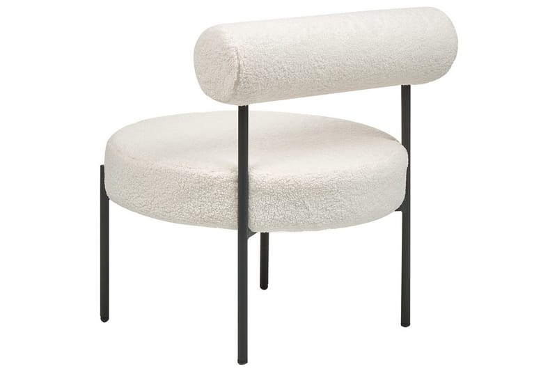 Lenestol Alpha - Hvit, Svart - Møbler - Stoler & lenestoler - Lenestoler - Lenestoler uten armlene