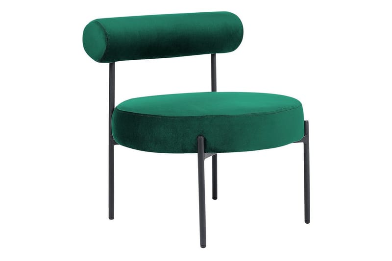 Lenestol Alpha, Smaragdgrønn, Svart
