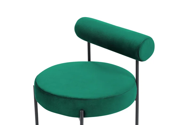 Lenestol Alpha - Smaragdgrønn, Svart - Møbler - Stoler & lenestoler - Lenestoler - Lenestoler uten armlene