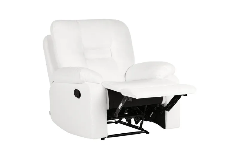 Lenestol Bergen Hvit - Hvit - Møbler - Stoler & lenestoler - Lenestoler - Sjeselonglenestol & divanlenestol