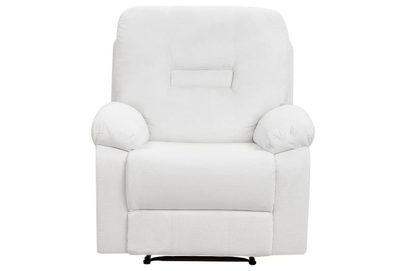 Lenestol Bergen Hvit - Hvit - Møbler - Stoler & lenestoler - Lenestoler - Sjeselonglenestol & divanlenestol