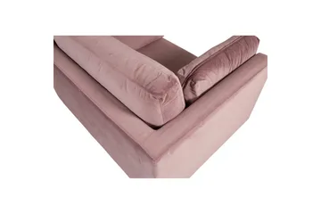 Lenestol Boom Fløyel Rosa - Rosa - Møbler - Stoler & lenestoler - Lenestoler