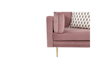 Lenestol Boom Fløyel Rosa - Rosa - Møbler - Stoler & lenestoler - Lenestoler