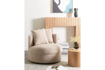Lenestol Dalby Beige - Beige - Møbler - Stoler & lenestoler - Lenestoler - Lenestoler uten armlene
