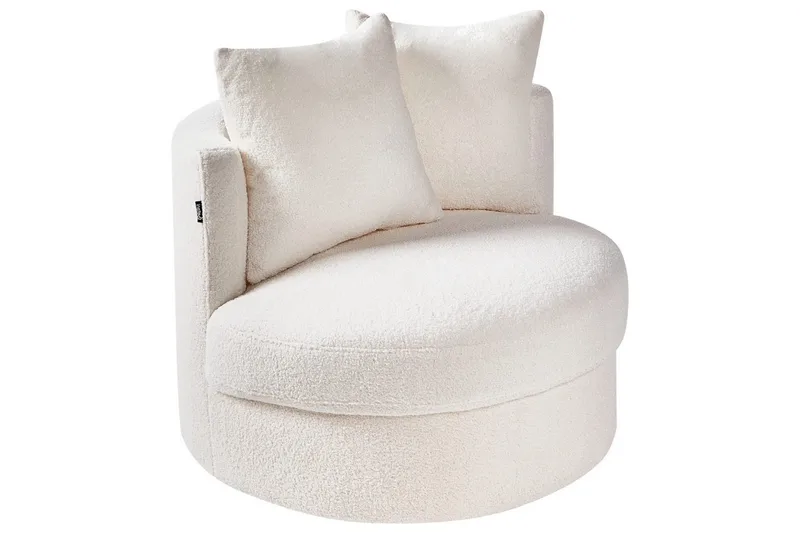 Lenestol Dalby Hvit - Hvit - Møbler - Stoler & lenestoler - Lenestoler - Lenestoler uten armlene