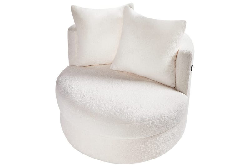 Lenestol Dalby Hvit - Hvit - Møbler - Stoler & lenestoler - Lenestoler - Lenestoler uten armlene