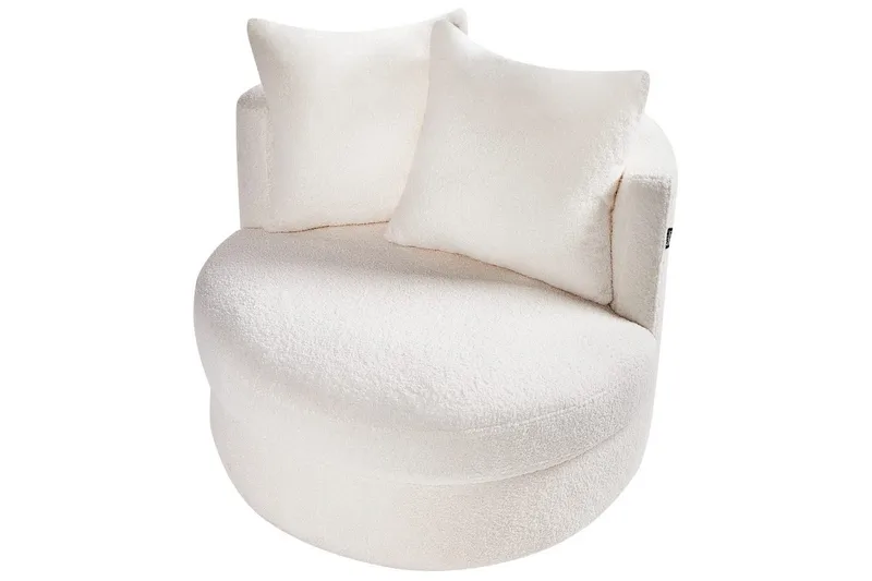 Lenestol Dalby Hvit - Hvit - Møbler - Stoler & lenestoler - Lenestoler - Lenestoler uten armlene