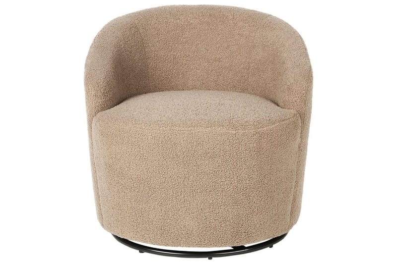 Lenestol Davik Beige/svart - Beige/svart - Møbler - Stoler & lenestoler - Lenestoler - Klubblenestol