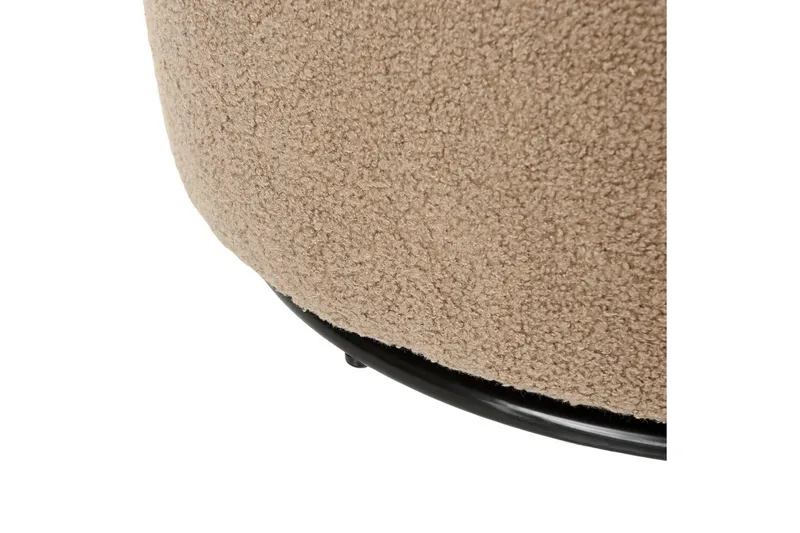 Lenestol Davik Beige/svart - Beige/svart - Møbler - Stoler & lenestoler - Lenestoler - Klubblenestol