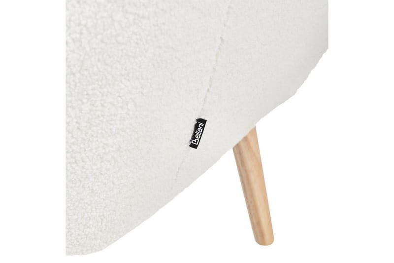 Lenestol Drammen Hvit/lyst tre - Hvit/lyst tre - Møbler - Stoler & lenestoler - Lenestoler - Klubblenestol