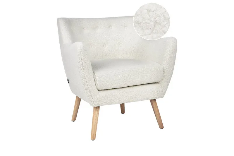 Lenestol Drammen Hvit/lyst tre, Hvit/lyst tre