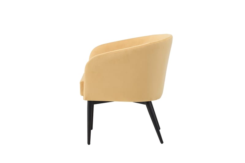 Lenestol Fluffy - Gul - Møbler - Stoler & lenestoler - Lenestoler - Klubblenestol