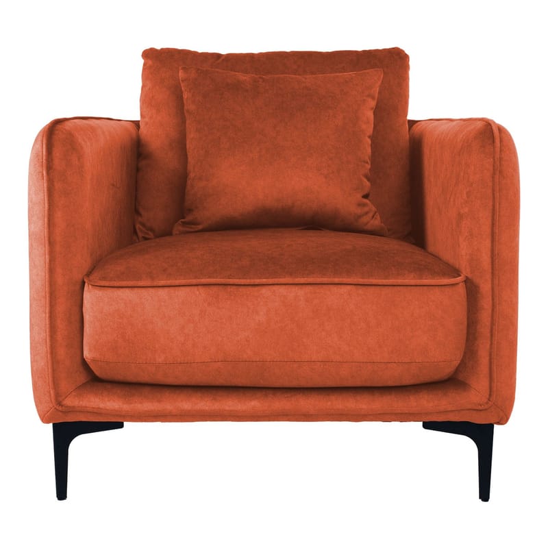 Lenestol HOME4YOU Bianka 100x40xh140 cm, eik - oransje - Møbler - Stoler & lenestoler - Lenestoler - Klubblenestol