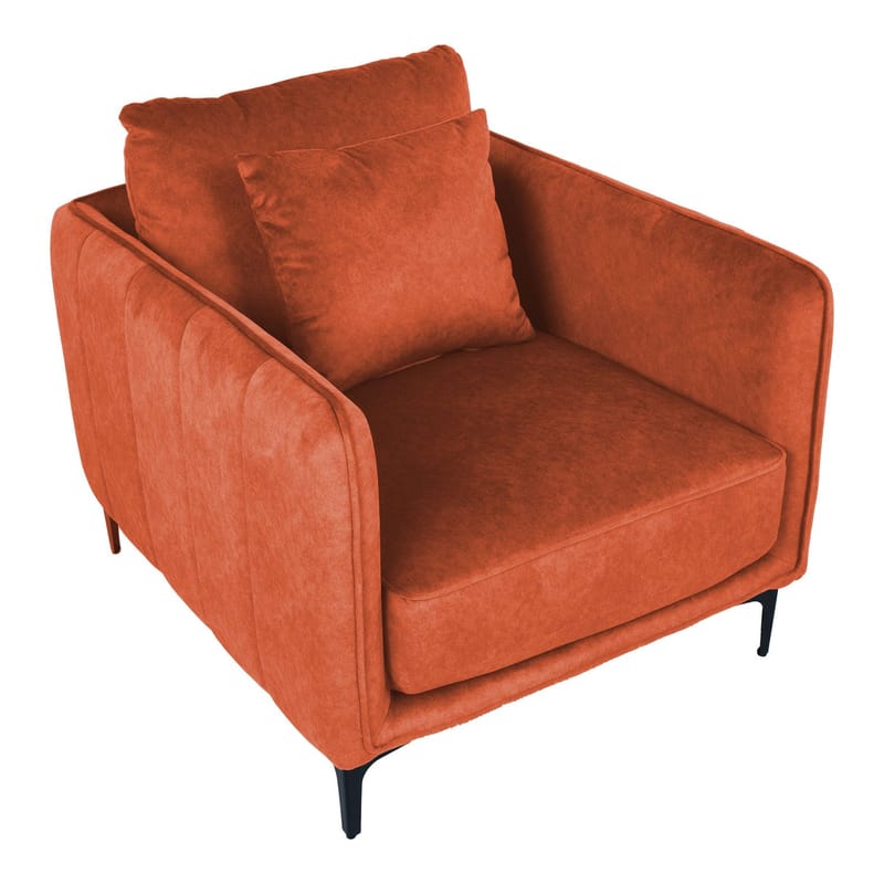 Lenestol HOME4YOU Bianka 100x40xh140 cm, eik - oransje - Møbler - Stoler & lenestoler - Lenestoler - Klubblenestol