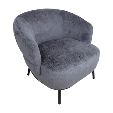 Lenestol HOME4YOU Gemala 100x40xh115 cm, svart - mørkegrå - Møbler - Stoler & lenestoler - Lenestoler - Klubblenestol