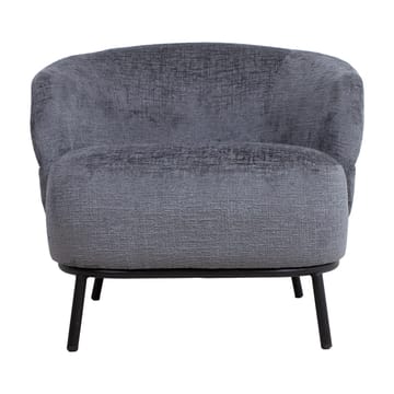 Lenestol HOME4YOU Gemala 100x40xh115 cm, svart - mørkegrå - Møbler - Stoler & lenestoler - Lenestoler - Klubblenestol
