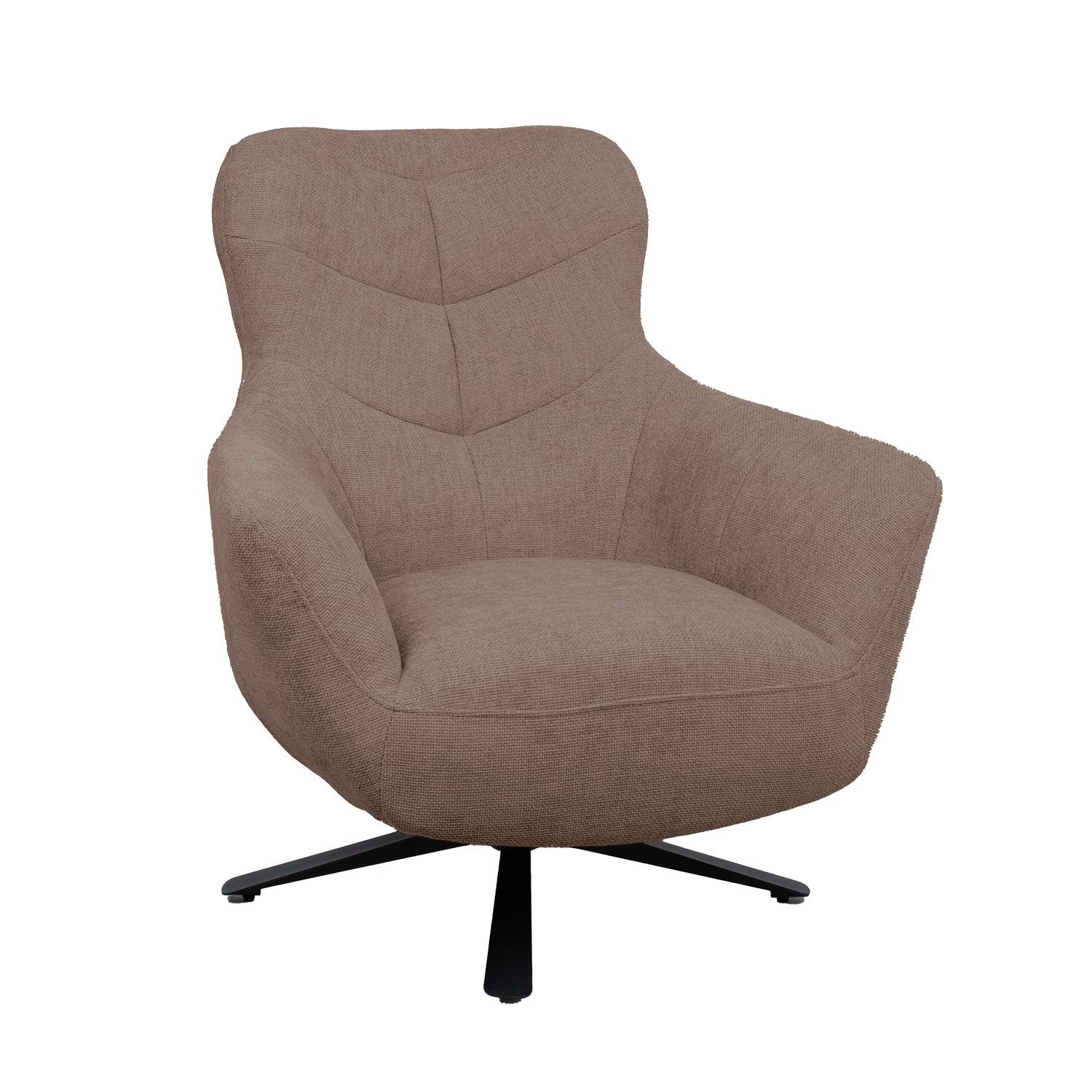 Lenestol HOME4YOU Helga 150x47,5xh84 cm, furu - lysebrun