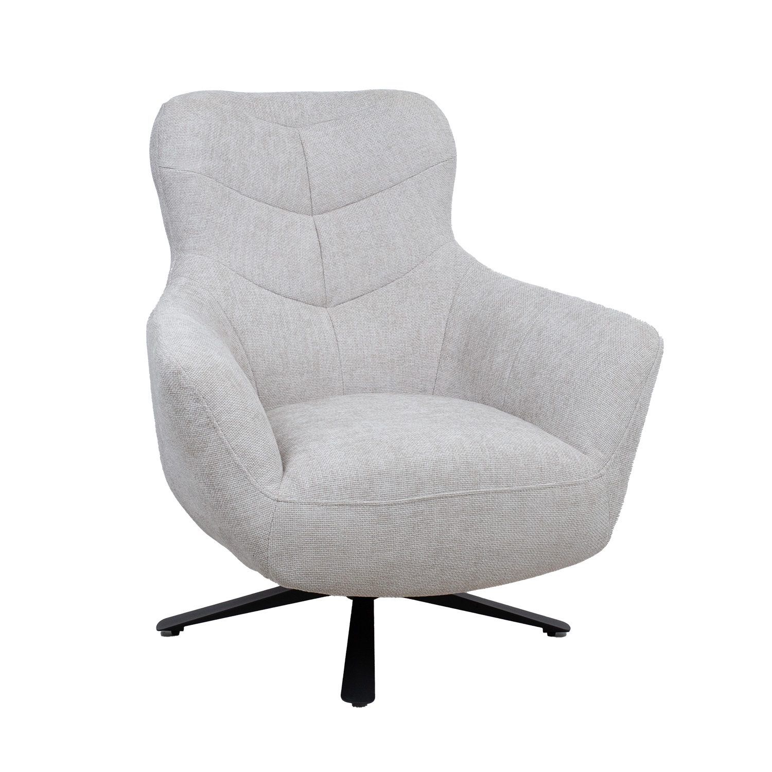 Lenestol HOME4YOU Helga 160x47,5xh64 cm, furu - lysegrå