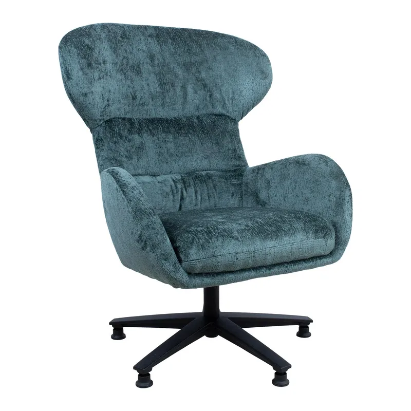 Lenestol HOME4YOU Karolina 106x40xh76 cm, eik, Grønn