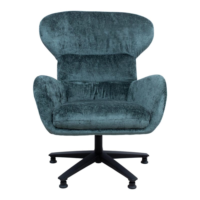 Lenestol HOME4YOU Karolina 106x40xh76 cm, eik - Grønn - Møbler - Stoler & lenestoler - Lenestoler - Ørelappstol