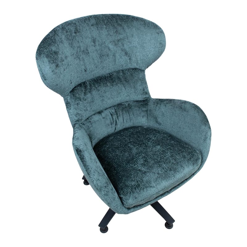 Lenestol HOME4YOU Karolina 106x40xh76 cm, eik - Grønn - Møbler - Stoler & lenestoler - Lenestoler - Ørelappstol