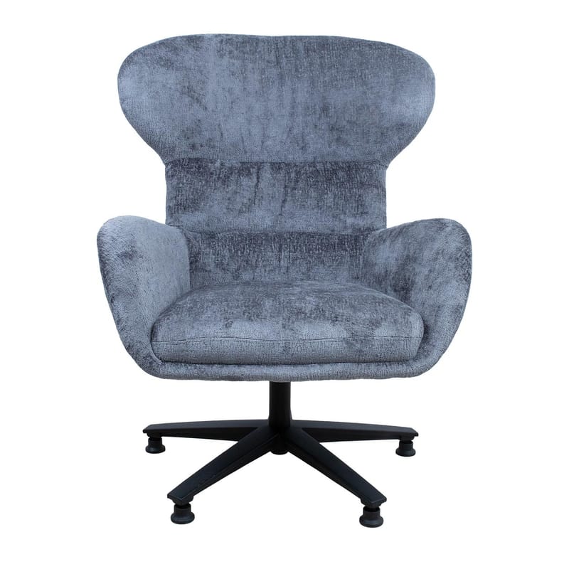 Lenestol HOME4YOU Karolina 180x40xh76 cm, eik - Grå - Møbler - Stoler & lenestoler - Lenestoler - Ørelappstol