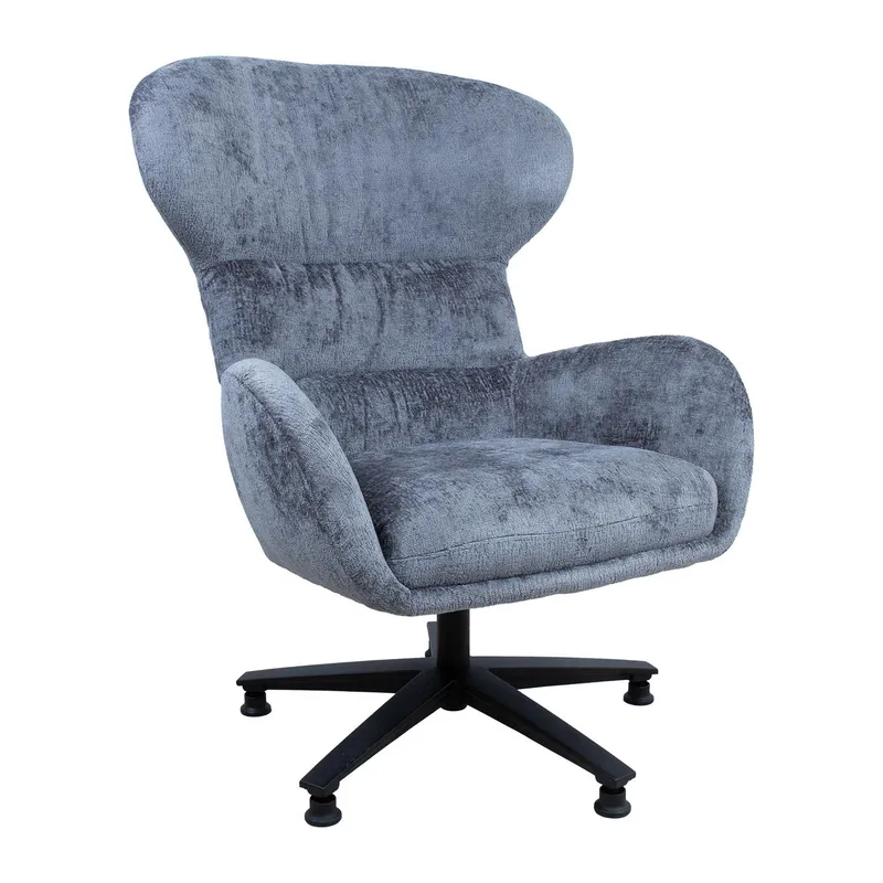 Lenestol HOME4YOU Karolina 180x40xh76 cm, eik - Grå - Møbler - Stoler & lenestoler - Lenestoler - Ørelappstol