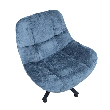 Lenestol HOME4YOU Kendra 100x40xh115 cm, svart - blå - Møbler - Stoler & lenestoler - Lenestoler - Lenestoler uten armlene
