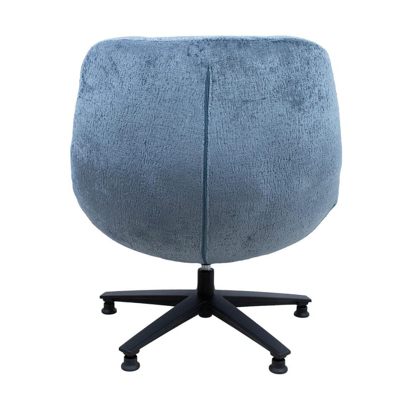 Lenestol HOME4YOU Kendra 100x40xh115 cm, svart - blå - Møbler - Stoler & lenestoler - Lenestoler - Lenestoler uten armlene