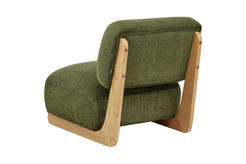Lenestol Kokkola - Grønn, lyst tre - Møbler - Stoler & lenestoler - Lenestoler