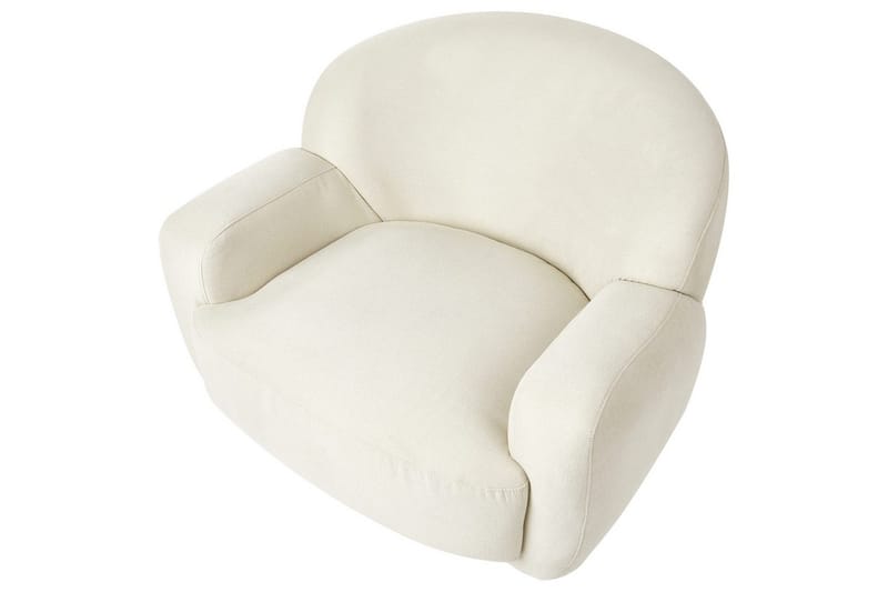 Lenestol Lejre Beige/Gull - Beige/Gull - Møbler - Stoler & lenestoler - Lenestoler - Klubblenestol
