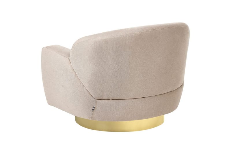 Lenestol Lejre Taupe/gull - Taupe/gull - Møbler - Stoler & lenestoler - Lenestoler - Klubblenestol