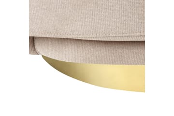 Lenestol Lejre Taupe/gull - Taupe/gull - Møbler - Stoler & lenestoler - Lenestoler - Klubblenestol