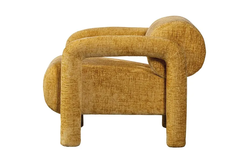 Lenestol Lenny - Gull/Gul - Møbler - Stoler & lenestoler - Lenestoler