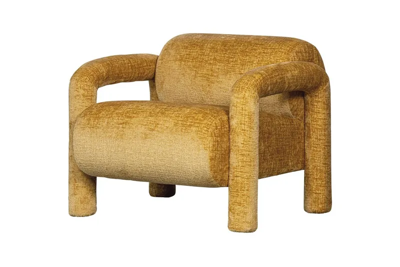 Lenestol Lenny - Gull/Gul - Møbler - Stoler & lenestoler - Lenestoler