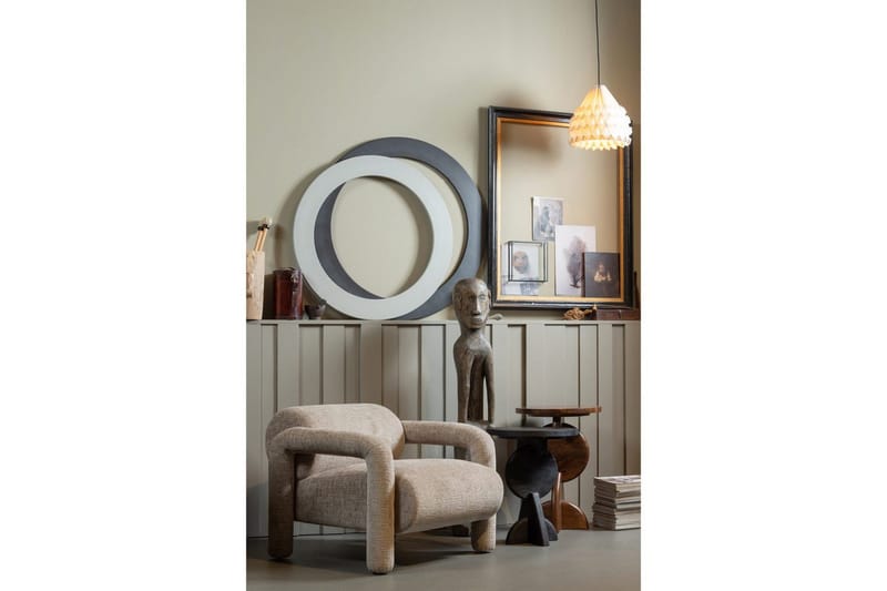 Lenestol Lenny - Sand - Møbler - Stoler & lenestoler - Lenestoler