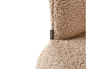 Lenestol Lovelock - Beige, svart/Bouclé - Møbler - Stoler & lenestoler - Lenestoler - Lenestoler uten armlene
