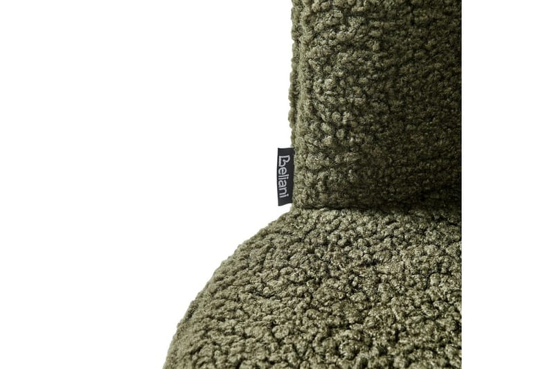 Lenestol Lovelock - Mørk grønn, svart/bouclé, Mørkegrønn, svart/bouclé - Møbler - Stoler & lenestoler - Lenestoler - Lenestoler uten armlene