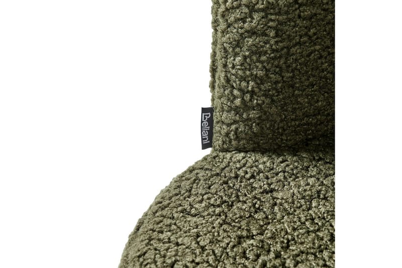 Lenestol Lovelock - Mørk grønn, svart/bouclé, Mørkegrønn, svart/bouclé - Møbler - Stoler & lenestoler - Lenestoler - Lenestoler uten armlene