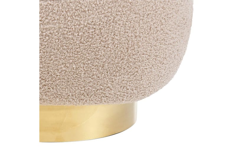 Lenestol Loviisa - Beige, gull - Møbler - Stoler & lenestoler - Lenestoler - Lenestoler uten armlene