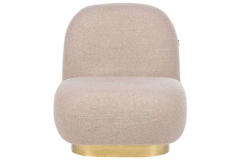 Lenestol Loviisa - Beige, gull - Møbler - Stoler & lenestoler - Lenestoler - Lenestoler uten armlene